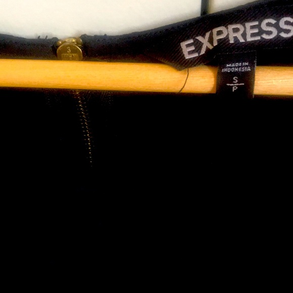 Black blouse with gold sleeve accessories - Picture 4 of 4